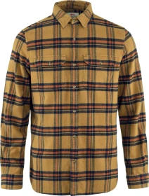 Fjällräven Övik Heavy Flannel Hemd langarm buckwheat brown/autumn leaf (Herren)