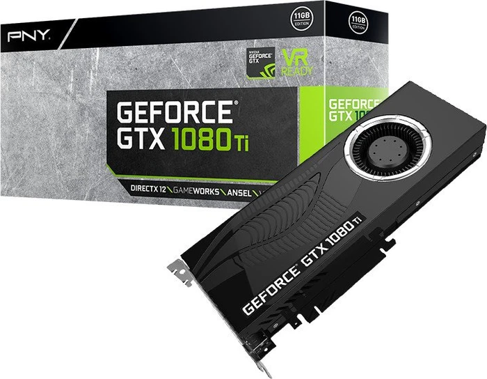 PNY GeForce GTX 1080 Ti Blower, 11GB GDDR5X, HDMI, 3x DP
