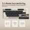 Wobkey Rainy 75 Pro, weiß, LEDs RGB, Kailh Cocoa, USB/Bluetooth, US Vorschaubild