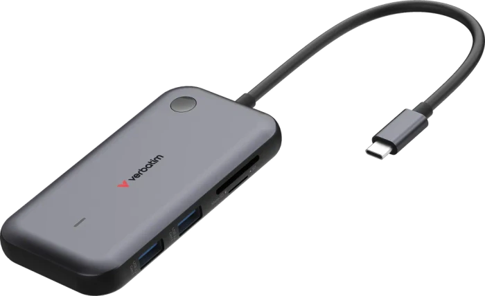 Verbatim WDA-01 USB-C Wireless Display Adapter with Hub, USB-C 3.0 (Stecker)