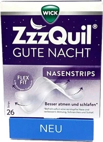 WICK ZzzQuil Gute Nacht Nasenstrips, 26 Stück