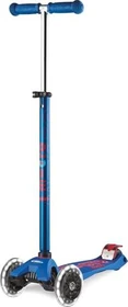 Micro Maxi Micro Deluxe LED Kickboard blau
