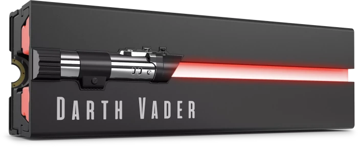 Seagate FireCuda 530 Heatsink SSD +Rescue - Lightsaber Collection Special Edition 2TB, M.2 2280 / M-Key / PCIe 4.0 x4, Kühlkörper