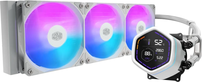 Cooler Master MasterLiquid Core Nex Digital 360 ARGB, weiß