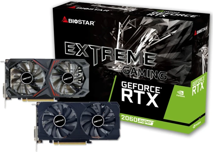 Biostar GeForce RTX 2060 SUPER, 8GB GDDR6, DVI, HDMI, DP