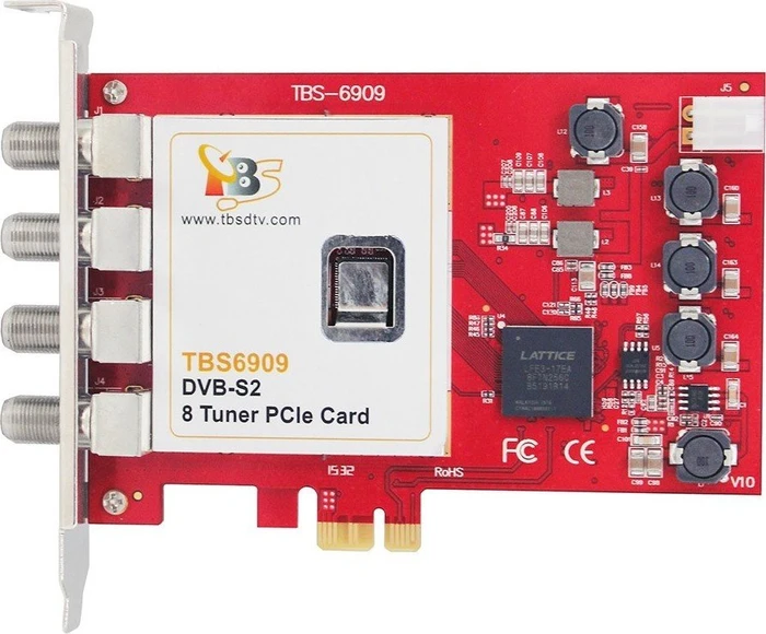 TBS DVB-S2/-S Octa-Tuner, PCIe x1