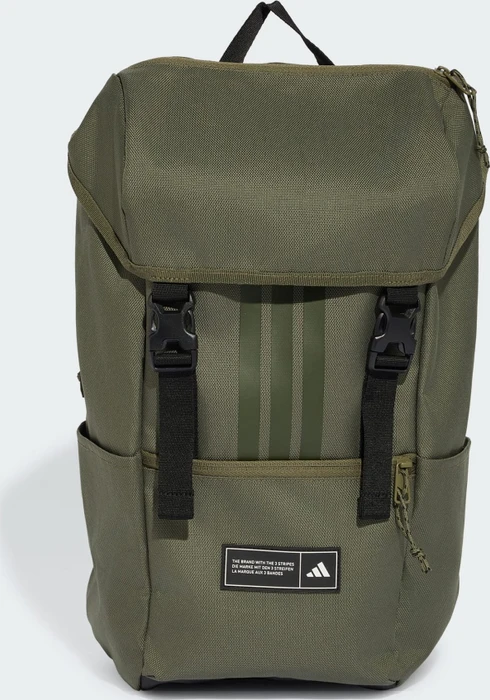 adidas 3-Stripes Flap olive strata/black