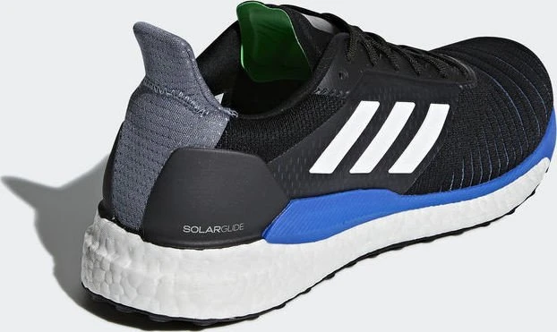 adidas Solar Glide core black/ftwr white/shock lime (Herren)