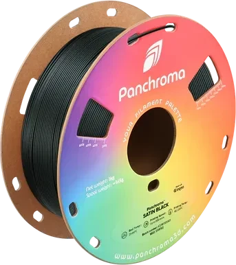 Polymaker Panchroma PLA Satin, schwarz, Spule, 1.75mm, 1.00kg