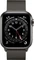 Apple Watch Series 6 (GPS + Cellular) 40mm Edelstahl graphit mit Milanaise-Armband graphit Vorschaubild