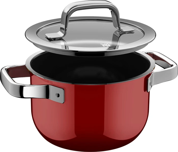 WMF Fusiontec Mineral Pro Kochtopf 16cm passion red