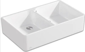 Villeroy & Boch Spülstein Doppelspüle stone white