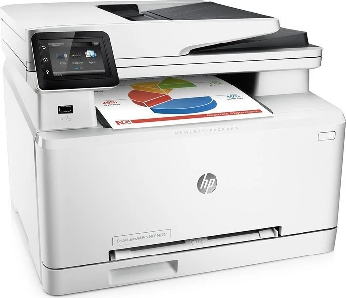 HP Color LaserJet Pro MFP M274n, Laser, mehrfarbig