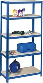 SZ Metall Werkstattregal 90x180x60cm blau