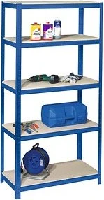 SZ Metall Werkstattregal 90x180x60cm blau