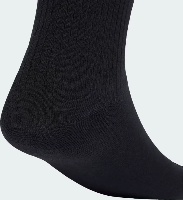 adidas Everyday Icons Crew Socken weiß/schwarz, 2 Paare