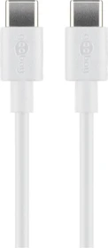 Wentronic Goobay USB-C Lade- und Synchronisationskabel 1m weiß