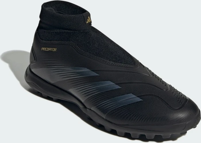 adidas Predator League Laceless Turf Boots core black/carbon/gold metallic
