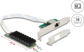 DeLOCK RJ-45 10G LAN-Adapter, M.2/B-M-Key 2280 (95274)