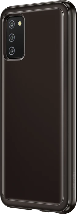Samsung Soft Clear Cover für Galaxy A03s schwarz