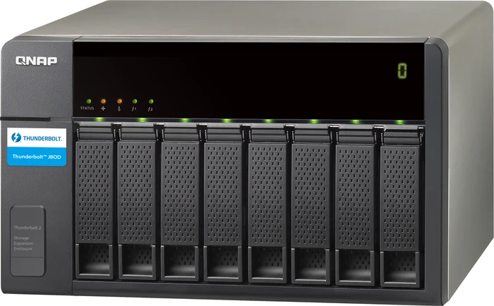 QNAP TX-800P, Thunderbolt 2 / Mini DisplayPort 1.2