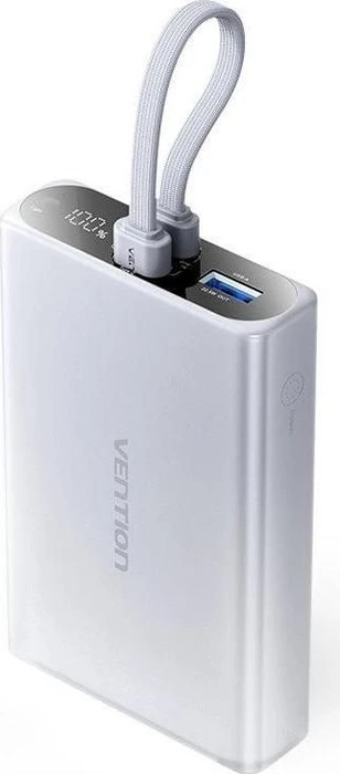 Vention Power Bank 22.5W (USB-C & Lightning Cable) 10000mAh grau
