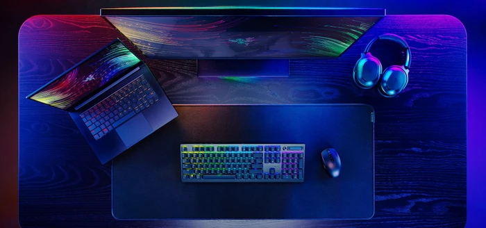 Razer DeathStalker V2 Pro, Razer Low-Profile Linear Optical RED, USB/Bluetooth, DE