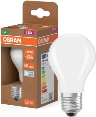 Osram Ledvance LED Classic A 100 Filament 7.2W/840 E27 Frosted