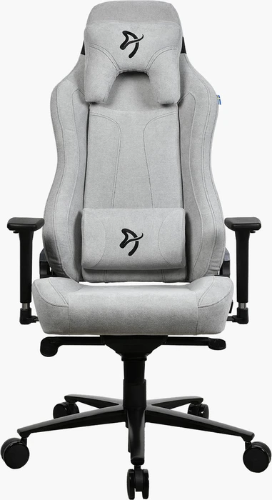Arozzi Vernazza Soft Fabric Gamingstuhl, light grey