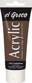 Kreul el Greco Acrylic Ink Acrylfarbe, vandyckbraun, 75ml