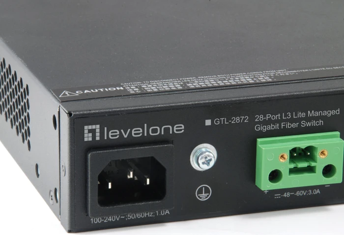 LevelOne GTL Kilby Rackmount Gigabit Managed Switch, 20x SFP, 4x SFP+, 4x RJ-45/SFP