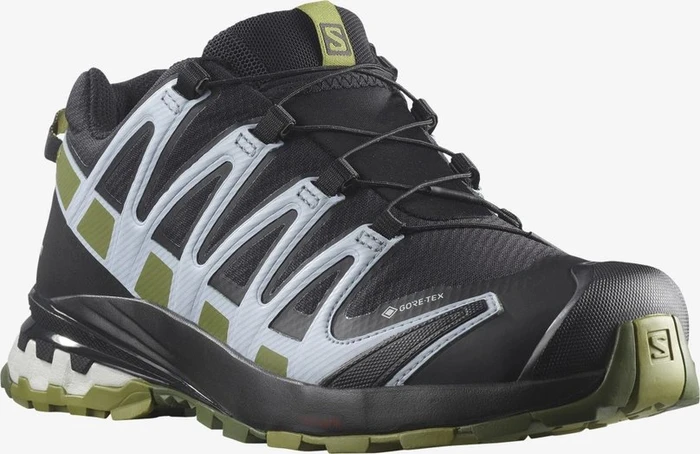 Salomon XA Pro 3D V8 GTX black/green moss/zen blue (Damen)