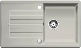 Blanco Zia 5 S Becken reversibel mit Ablauffernbedienung perlgrau