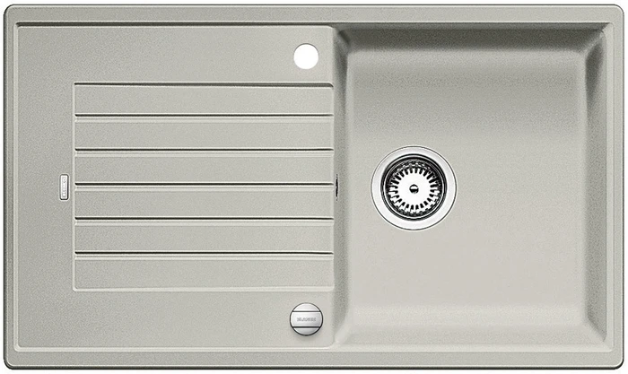 Blanco Zia 5 S Becken reversibel mit Ablauffernbedienung perlgrau