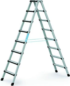 Zarges Comfortstep B Alu 2-tlg. Stehleiter, 2x 8 Stufen