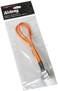 BitFenix Alchemy interne USB-Verlängerung, 0.3m, sleeved orange