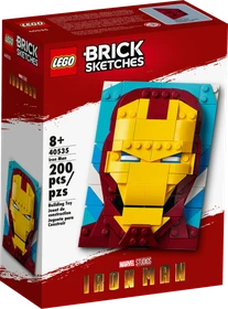 LEGO Brick Sketches - Iron Man