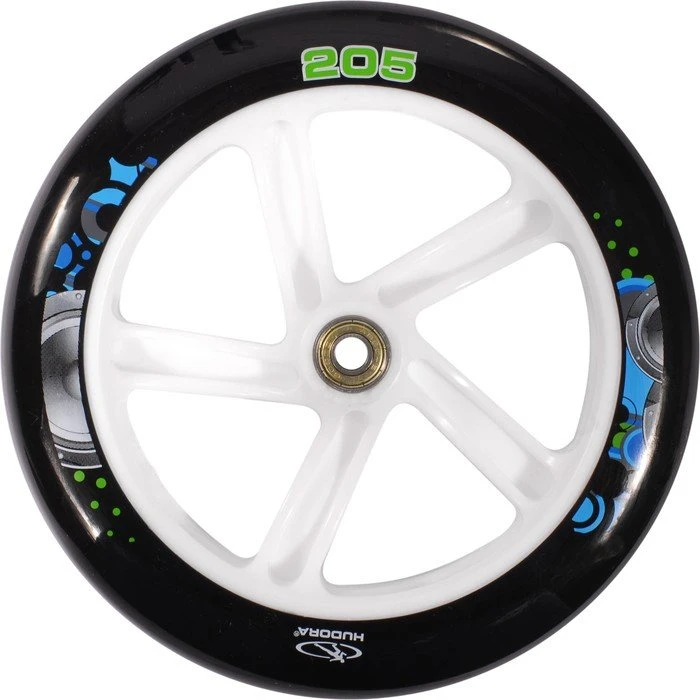 Hudora Big Wheel 205 Scooter grün/blau
