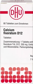 DHU Calcium Fluoratum D12 Tabletten, 80 Stück