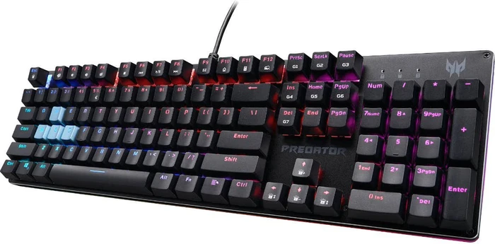 Acer Predator Aethon 303 Gaming Keyboard, LEDs RGB, Kailh BLUE, USB, US