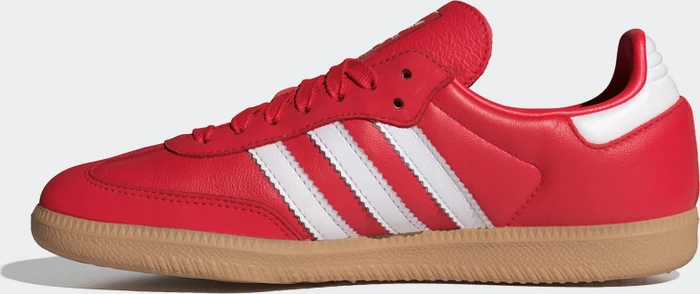 adidas Samba OG better scarlet/cloud white/gold metallic (Damen)