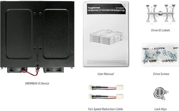 Icy Dock ToughArmor MB998SK-B
