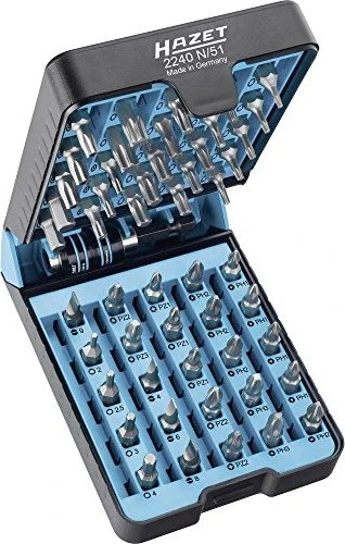 Hazet 2240N/51 BitE Bitset inkl. Werkzeugbox, 51-tlg.
