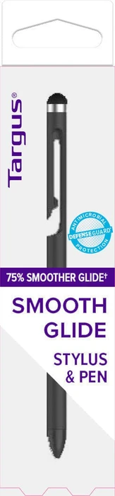 Targus antimikrobieller 2-in-1 Stylus & Kugelschreiber, schwarz