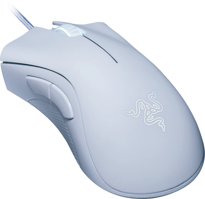 Razer DeathAdder Essential 2021 White Edition, weiß, USB