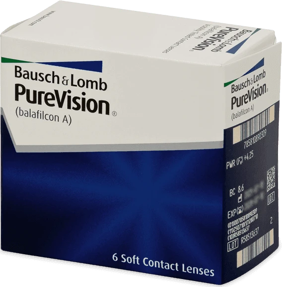 Bausch&Lomb PureVision Spheric, +1.50 Dioptrien, 6 Stück