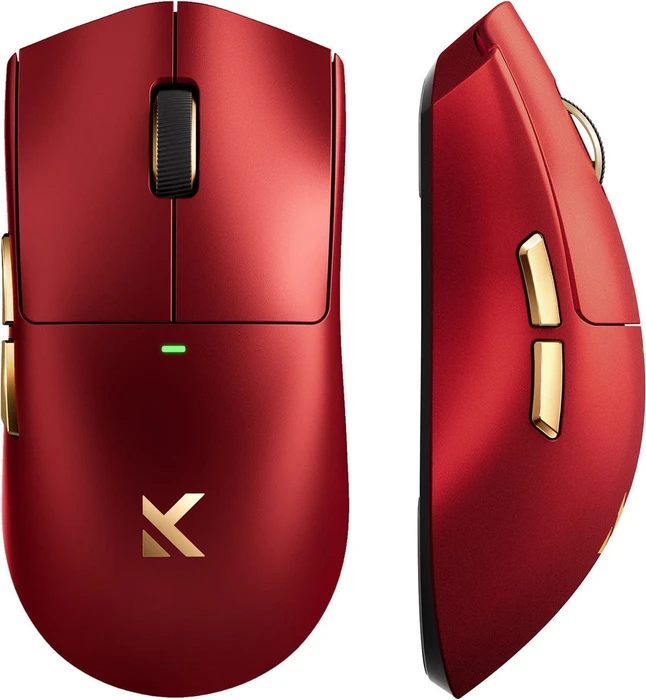 Mchose K7 Ultra mit Ladestation, Iron Red, USB/Bluetooth
