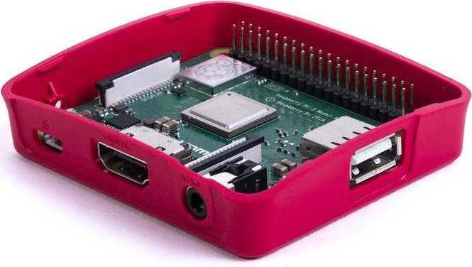 Raspberry Pi Raspberry Pi offizielles Gehäuse für Raspberry Pi 1 A+, weiß/rot
