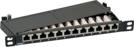 EFB Elektronik Mini-Patchpanel Cat6A 10", 0.5HE