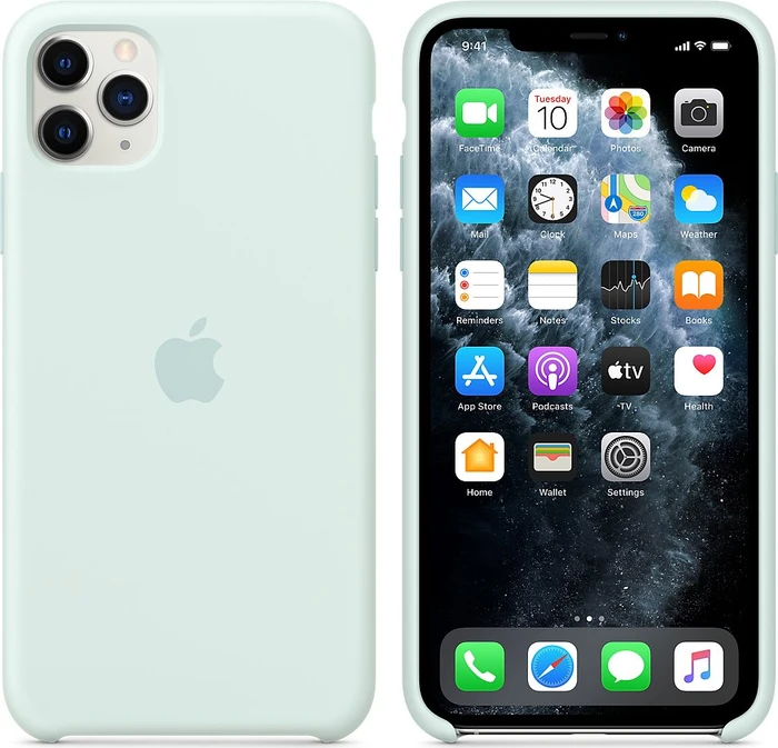 Apple Silikon Case für iPhone 11 Pro Max Meerschaum
